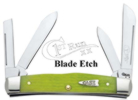 Case 99113 Key Lime Medium Sized Congress Knife