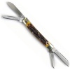Congress 60624 7Cr17MoV Steel BladesAmber Handle