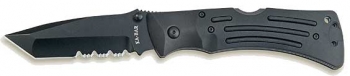 Ka-Bar TANTO SERR FLDR,BLK NY SHEATH - 3055