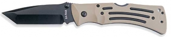 Ka-Bar 3056 Desert Mule Plain Edge Folding Knife.