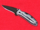 Kershaw Chive Black & White W/ Black Blade Knife 1600BWCKT