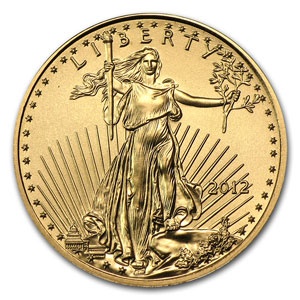 2012 1/10 oz Gold American Eagle Coin