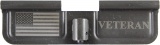 USA Flag and Veteran AR-15 Laser Engraved Ejection Port Dust Cover