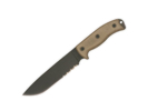 Ontario Rat 7 8605 Serrated 65 Serrated 1095 Steel