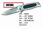 Smith and Wesson SWAT, SMALL, PLAIN, SILVER - 2001