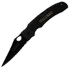Smith and Wesson CUTTIN HORSE SERRATED BLACK - CH001SB