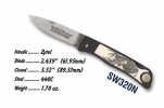 Smith and Wesson SCRIMSHAW - DEER HEAD - 320N