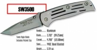 Smith & Wesson 3500 Knife, Tanto Blade.