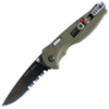 SOG Flash I Knife with Partially Serrated Blade STGFSA-97