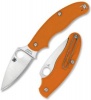 Spyderco MILITARY PLAIN EDGE ORANGE G10 - C36GPOR