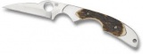 Spyderco KIWI SLIPIT STAG PLAIN EDGE - C75STP3