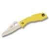 Spyderco SALT FRN YELLOW H-1 PLAIN EDGE - C88PYL