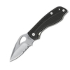 Spyderco CROW G-10 BLACK COMBO EDGE - BY09GPS