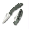 Spyderco DELICA PL EDGE FOLIAGE GREEN - C11GPFG