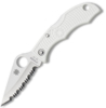 Spyderco White Ladybug Spyderedge Knife LWHS3