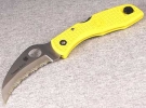 Spyderco Tasman Salt Yellow Knife C106SYL