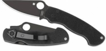 Spyderco PARAMILITARY BLACK BLADE PLAIN - C81GPBK