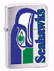 Zippo BRS CHRME, SEATTLE SEAHAWKS - 200NFL677