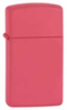 Zippo Carnation Pink Slim Lighter (Model Z24242)