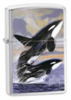 Zippo Killer Whales Guy Harvey Lighter (Model 24305)