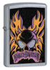 Zippo Harley Davidson Street Chrome Flame Skull Lighter