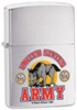 Zippo US Army Brushed Chrome Lighter (Model 24530)