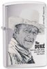Zippo JOHN WAYNE,BRUSHED CHROME - 24542