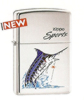 High Polished Chrome Marlin Fishing Zippo #250MF