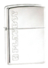 High Polished Chrome Vertical Playboy Zippo, #250PB105