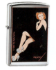 High Polished Chrome Fadaway Zippo, #250PG641
