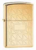 Zippo High Polished Brass Geometrics Lighter 593RG