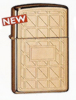 High Polished Rose Gold Geometrics Zippo, #593RG