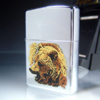 High Polished Chrome Grizzly Bear Zippo, #759,