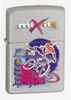 Zippo Satin Chrome BMX Biking Mixit 791 Lighter
