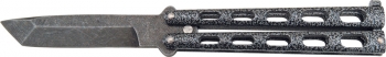 Bear & Son Butterfly 5 Damascus Tanto Silver Vein BC114AD