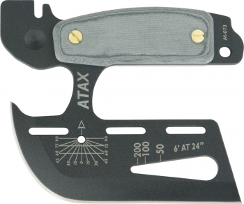 Tops ATAX Hand Axe Carbon Steel Instructional DVD TPATAX01