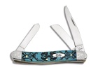 Case Medium Stockman Caribbean Blue Kaleidoscope