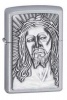 Zippo Blessed Saviour Satin Chrome Lighter