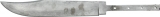 Blades Knife Blade Damascus Long - BL023