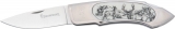 Browning Scrimshaw Mule Deer Lockback - BR541