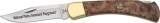 Buck Boone & Crockett National Parks Burlwood Lockback