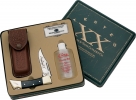 Case Hammerhead Lockback Gift Tin Honing Oil Stone