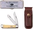 Case Trapper Gift Set Yellow Delrin Oilstone Sheath