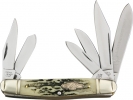Colt Six Blade Stockman Black Stag - CT249A