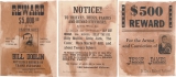 Denix Denix Old West Wanted Posters. - 096