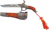 Cheap Misc Gun Knife with Scabbard. - M1916