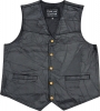 Cheap Misc Leather Vest. - MIVXL