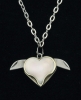 Novelty Cutlery Heart Necklace - NV223