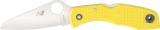 Spyderco Salt 1 Yellow plain edged knife SC88PYL
