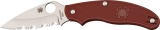 Spyderco Maroon FRN Colored UK Penknife SC94SMR